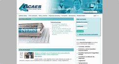 Desktop Screenshot of acaes.net
